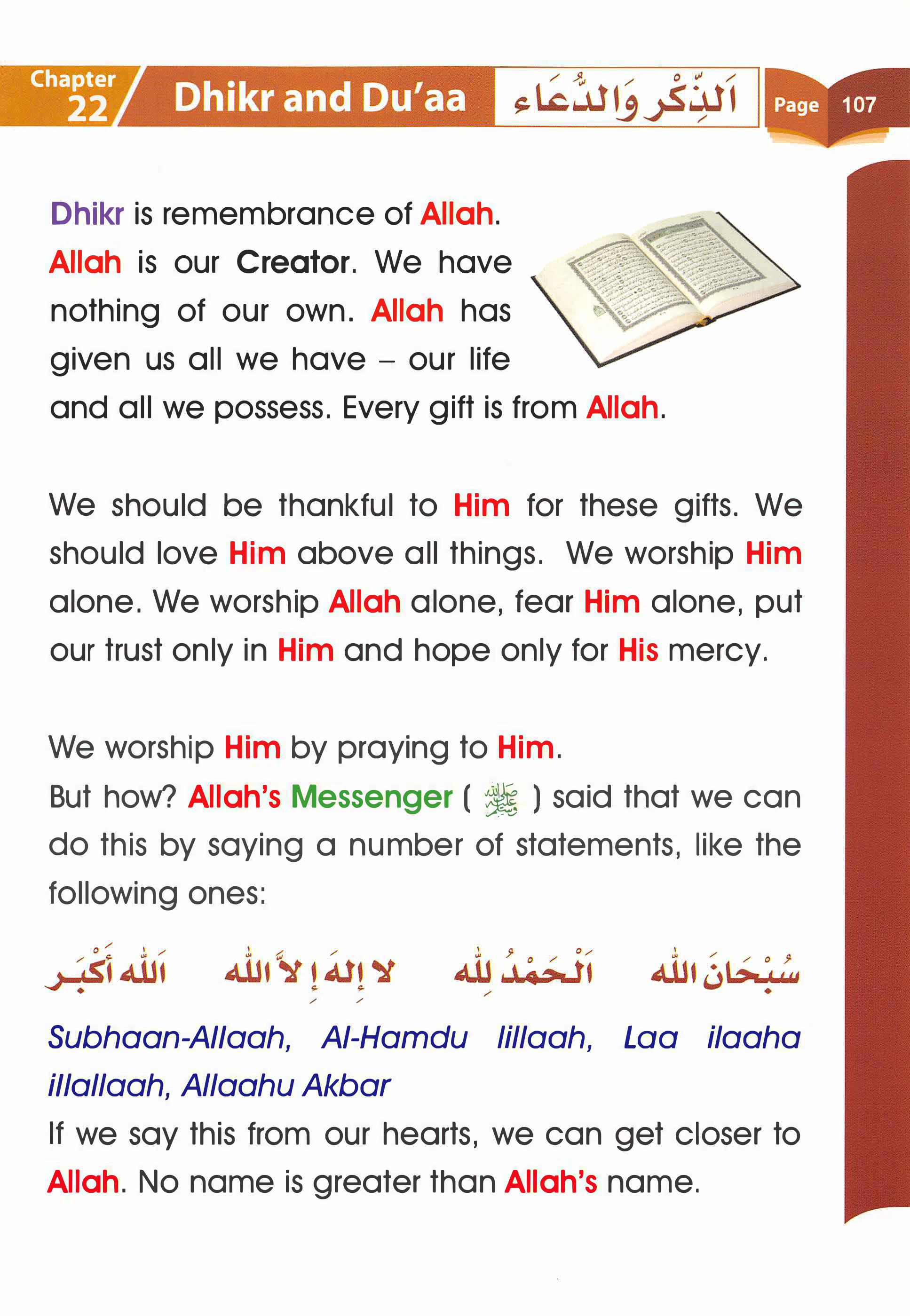 Islamic Studies Grade 01 - Page 102